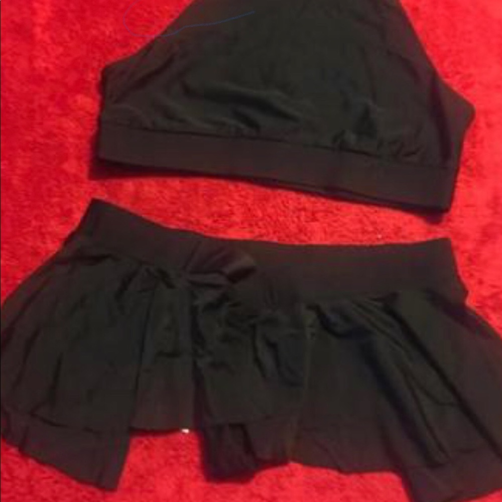 Black two piece bikini 👙